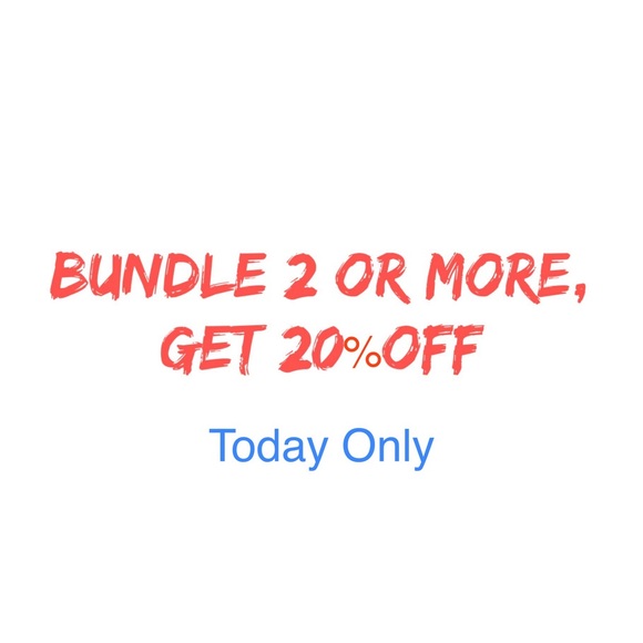 BUNDLE TWO OR MORE ITEMS, GET 20% OFF

TODAY ONLY - Picture 1 of 1